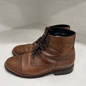 Thursday Boot Company Natural Tan Leather Boots